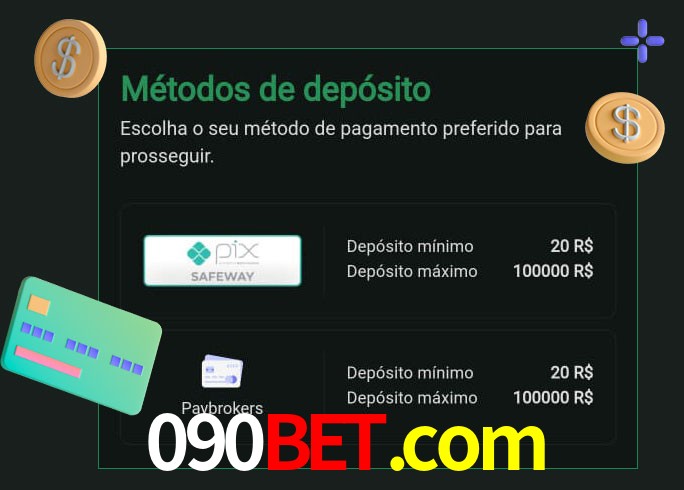 O cassino 090bet.com oferece uma grande variedade de métodos de pagamento
